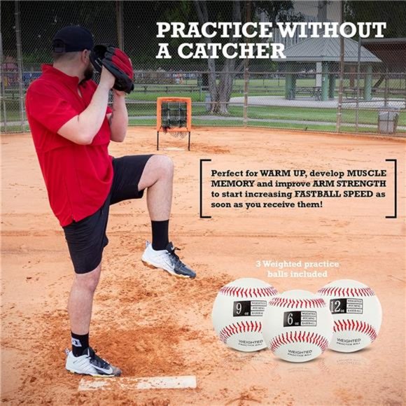 9 Hole Pitching Net with Strike Zone for Baseball & Softball Pitchers - Picture 2 of 6